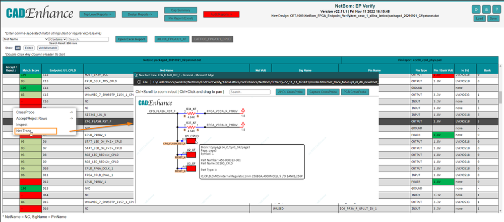 Tracing The Net Attached to the pin