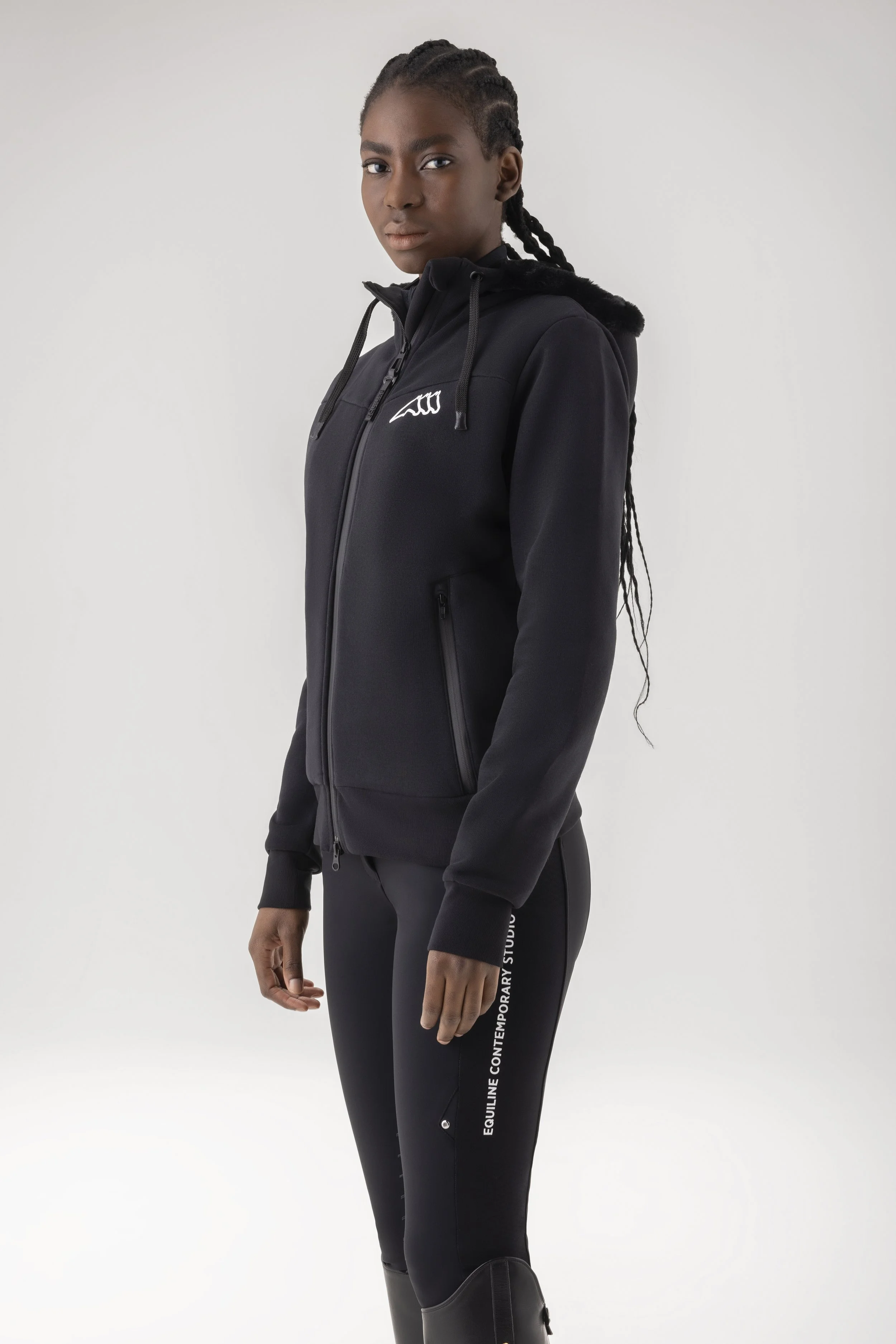 Equiline Cunga Hoodie - sort
