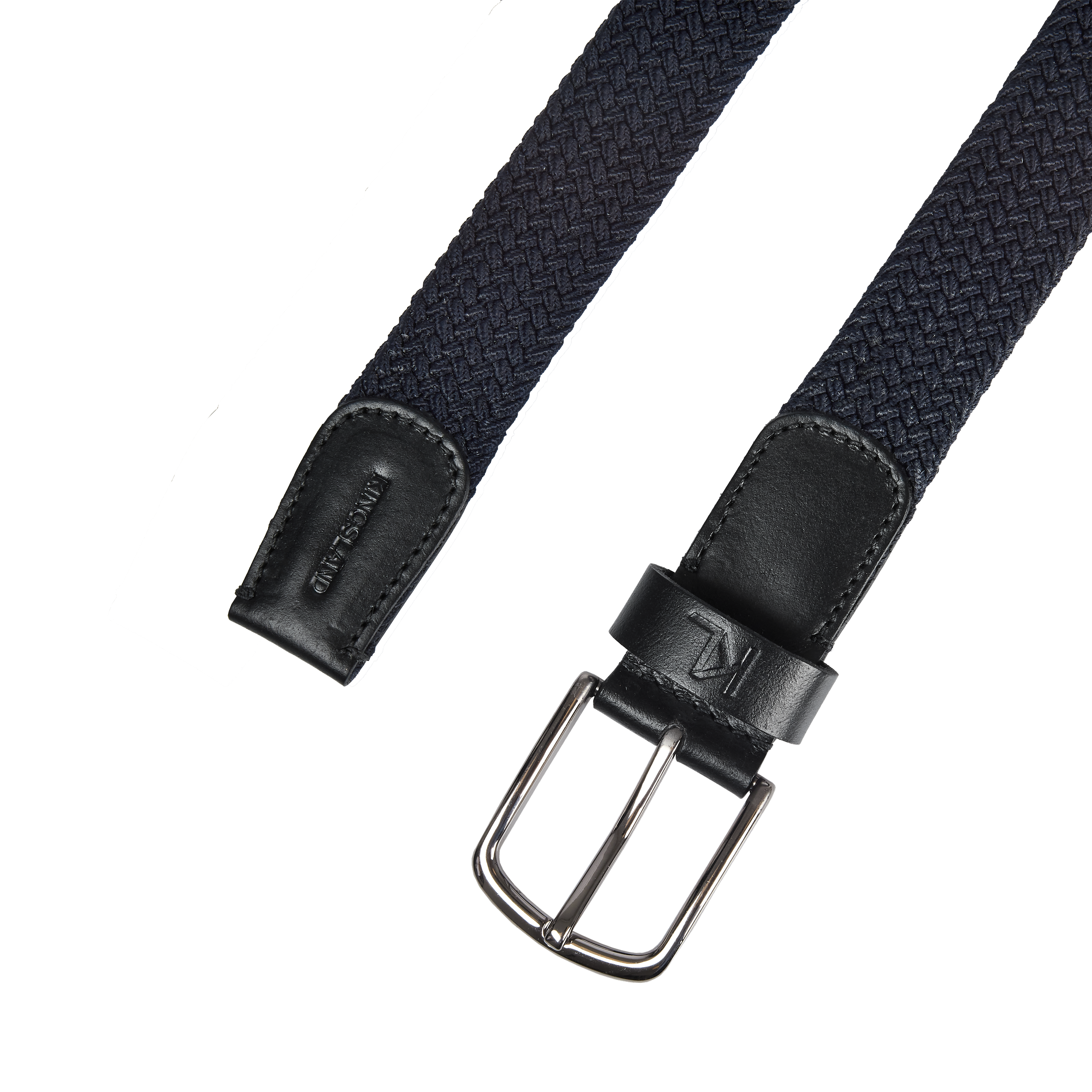 Kingsland Natasha Braided Belt - Navy