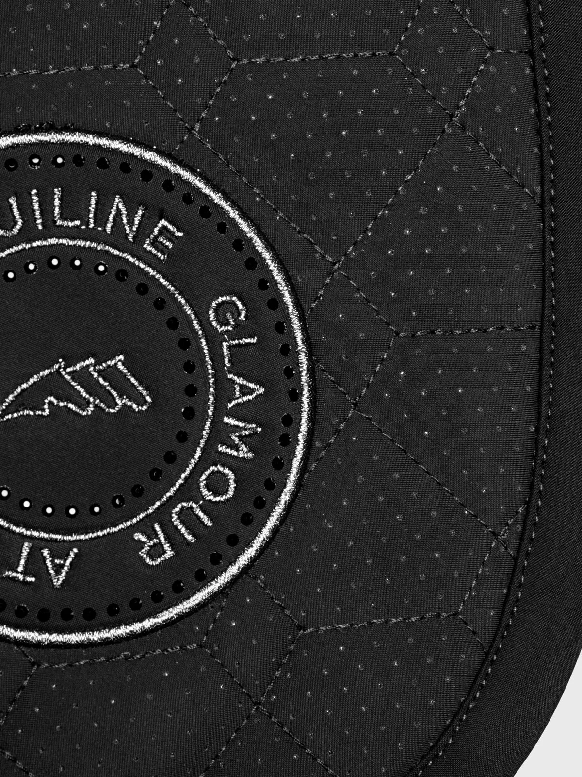 Equiline Grasmig Diamond Sjabrakk Dressur  - Sort