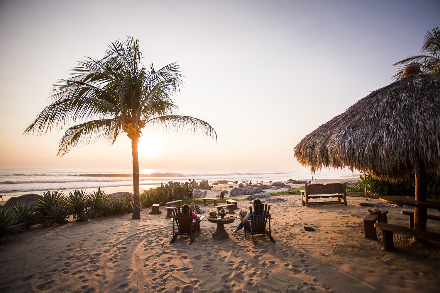 Private Beach Bonfire | Present Moment Retreat | Boutique Hotel | Spa Resort |Yoga Retreat | Restaurant | Playa Troncones Mexico.jpg