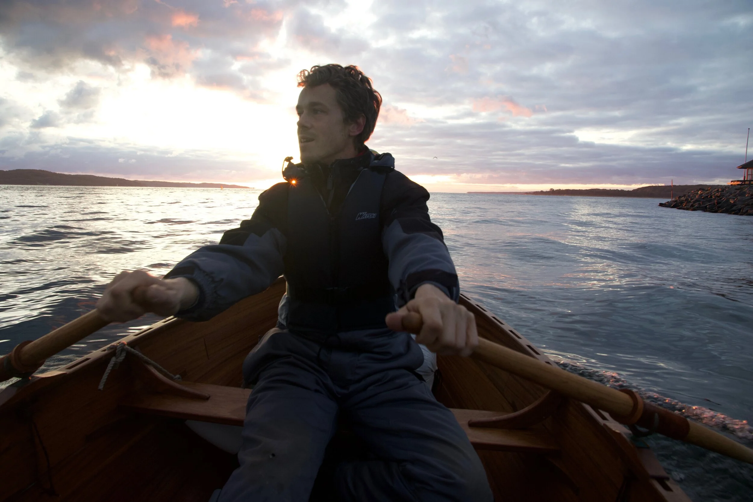 Daggry en septembermorgen.