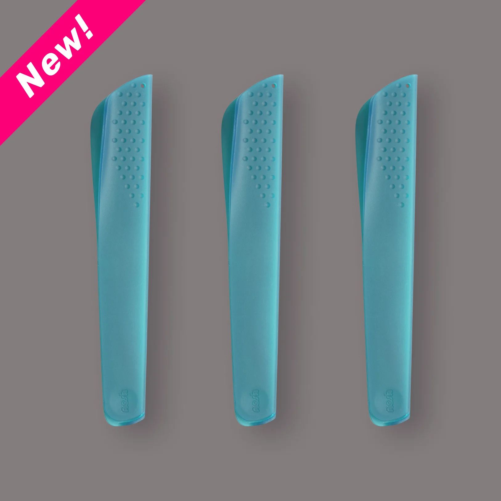 3 Piece Medium Knife Guard Set - Translucent Blue