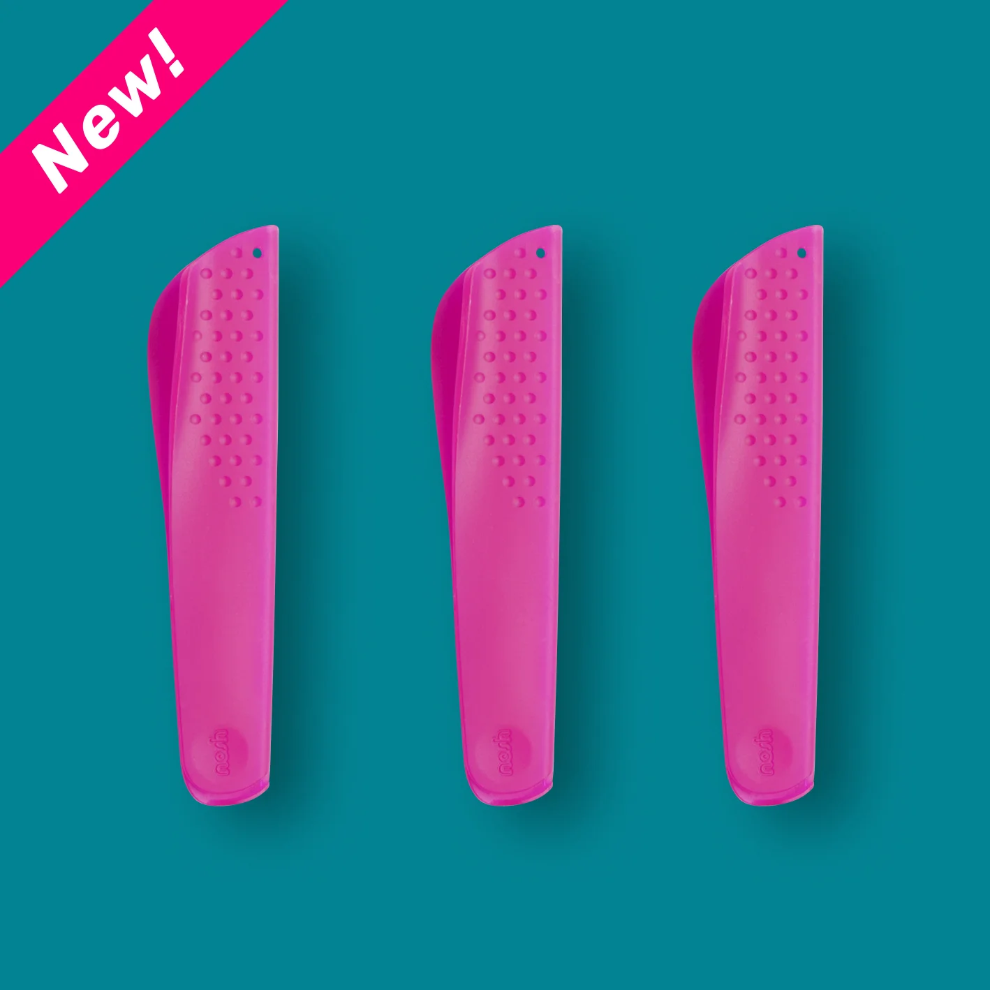 3 Piece Small Knife Guard Set - Translucent Pink