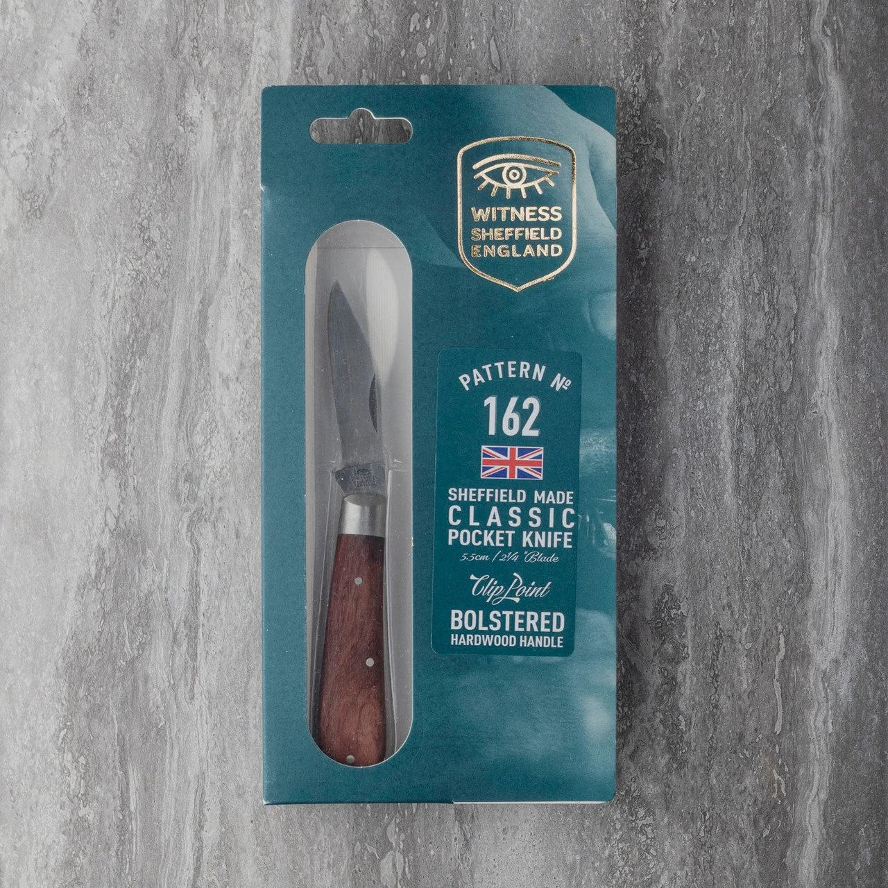 Taylors Eye Witness Sheffield Made Classic Hardwood 6cm Clip Point Pocket Knife