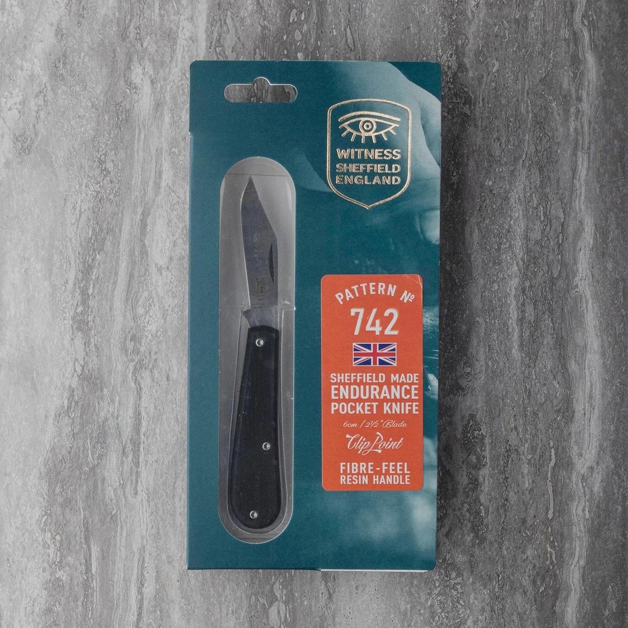 Taylors Eye Witness Taylors Eye Witness Endurance Sheffield Made Clip Blade Pocket Knife Black