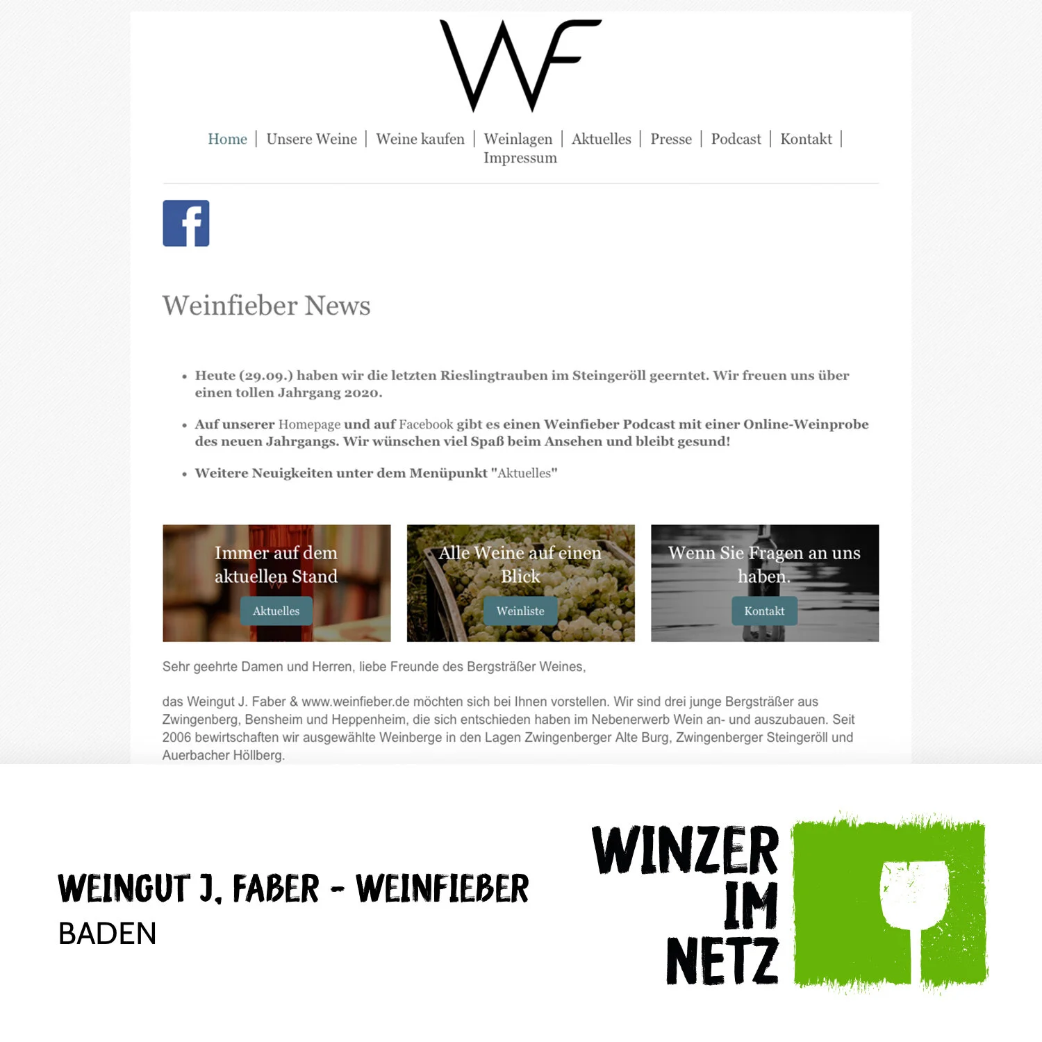 Weingut J. Faber – Weinfieber