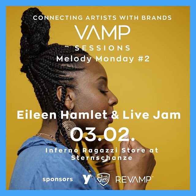 @vampsession - Melody Monday is an in-house event organized by @brand_revamp for musical artists based in Hamburg at @infernoragazzi 
A platform that connects artists with brands. 
Every first Monday of the month!