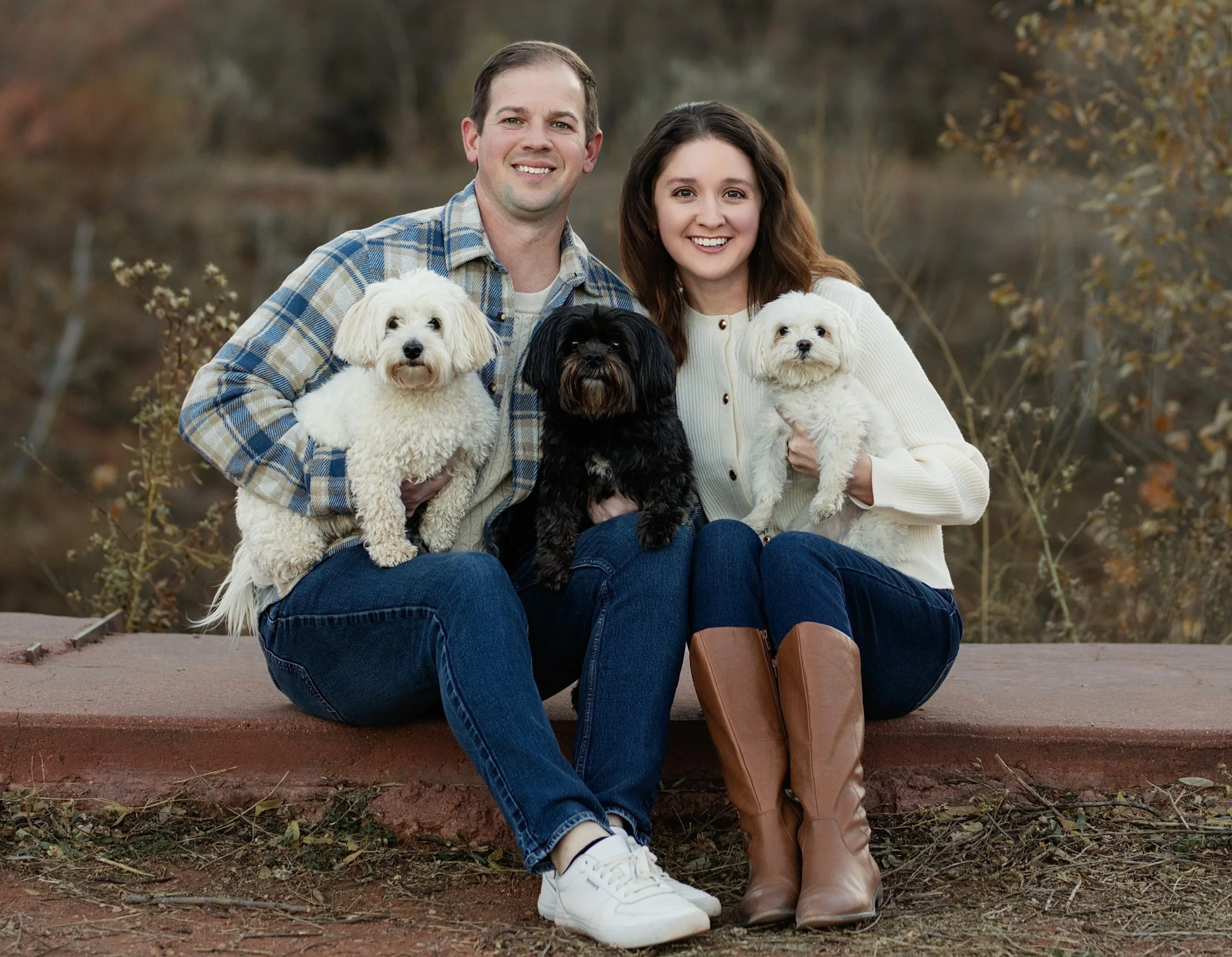 Israel Dog Dad Lender with Dogs and Spouse