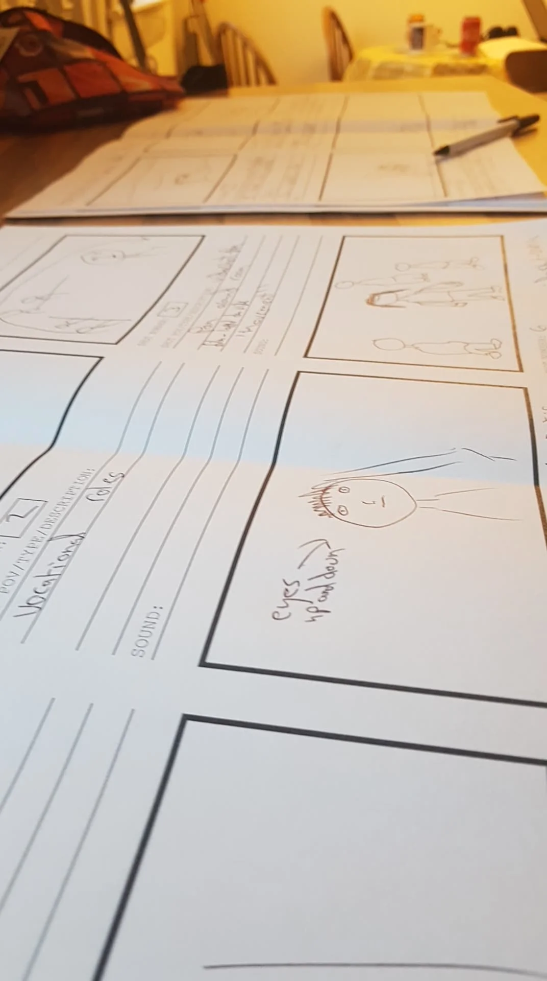 Storyboards...