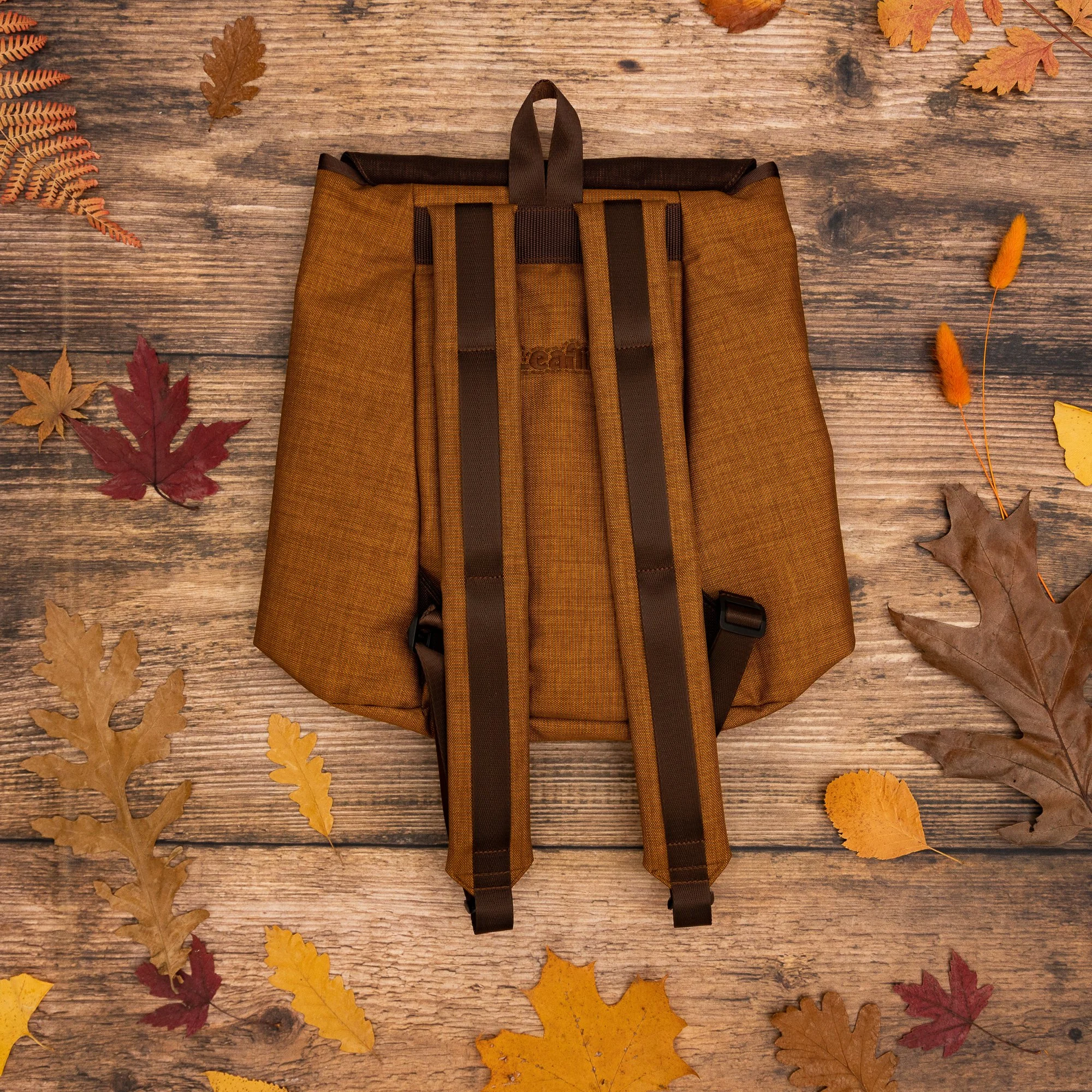 Coffee Brown Dark Brown Boho Backpack — Leafling Bags