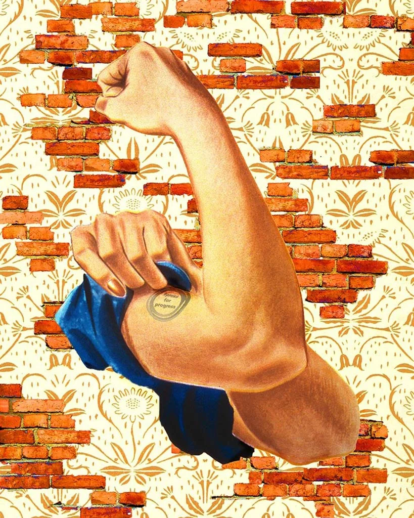 Liz Blum, Break Barriers, 2018, print on paper, 51x40.5cm