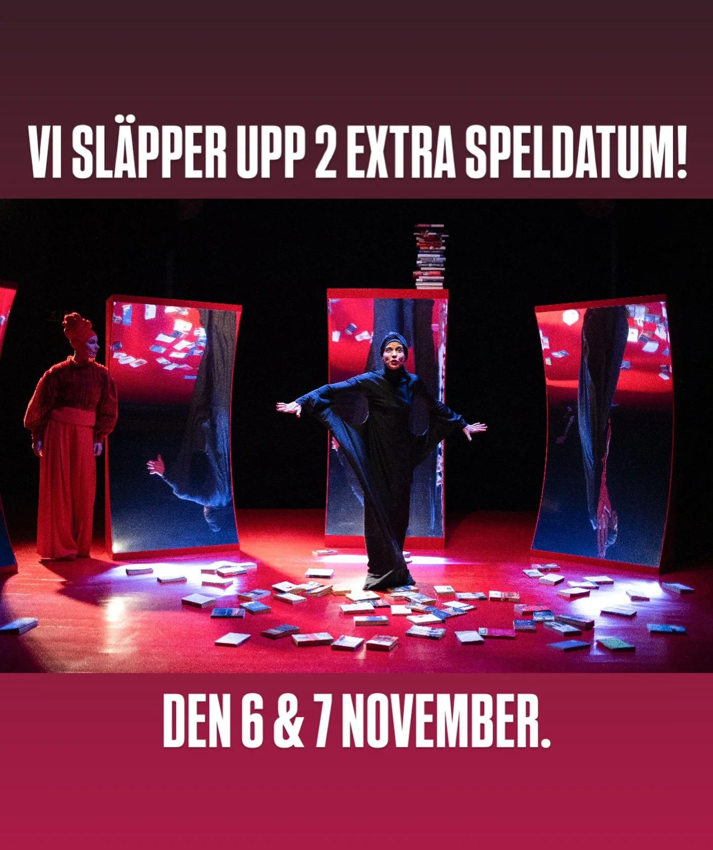 Vi släpper upp 2 föreställningar till av DEN LILLA SVARTA, den 6 & 7 november! ♥️🖤
Varmt varmt välkomna! 
Biljetter hittar ni på Kulturpunkten.nu eller i vår bio!