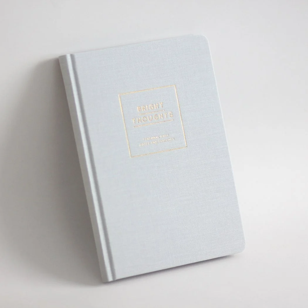 Notizbuch mit Leinencover | grey | A5 | mit Inhaltsverzeichnis und Seitennummerierung | von Navucko.