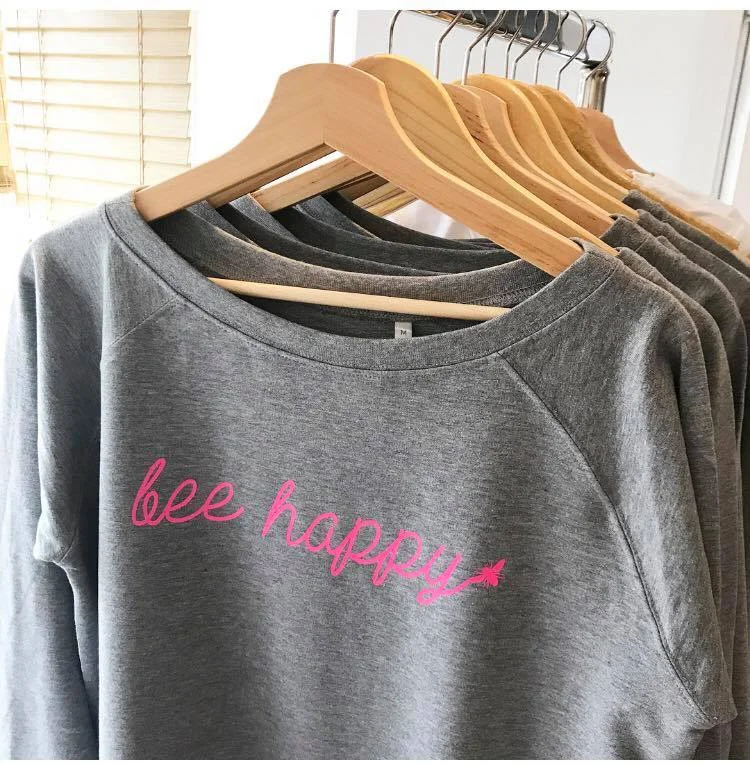 Bee happy sweater — Sabrina \u0026 Scarlett 