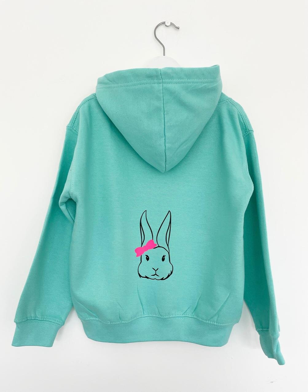 Bow Bunny Hoodie — Sabrina & Scarlett Designs