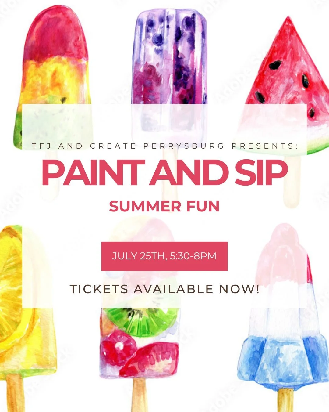 Paint and Sip - Summer!