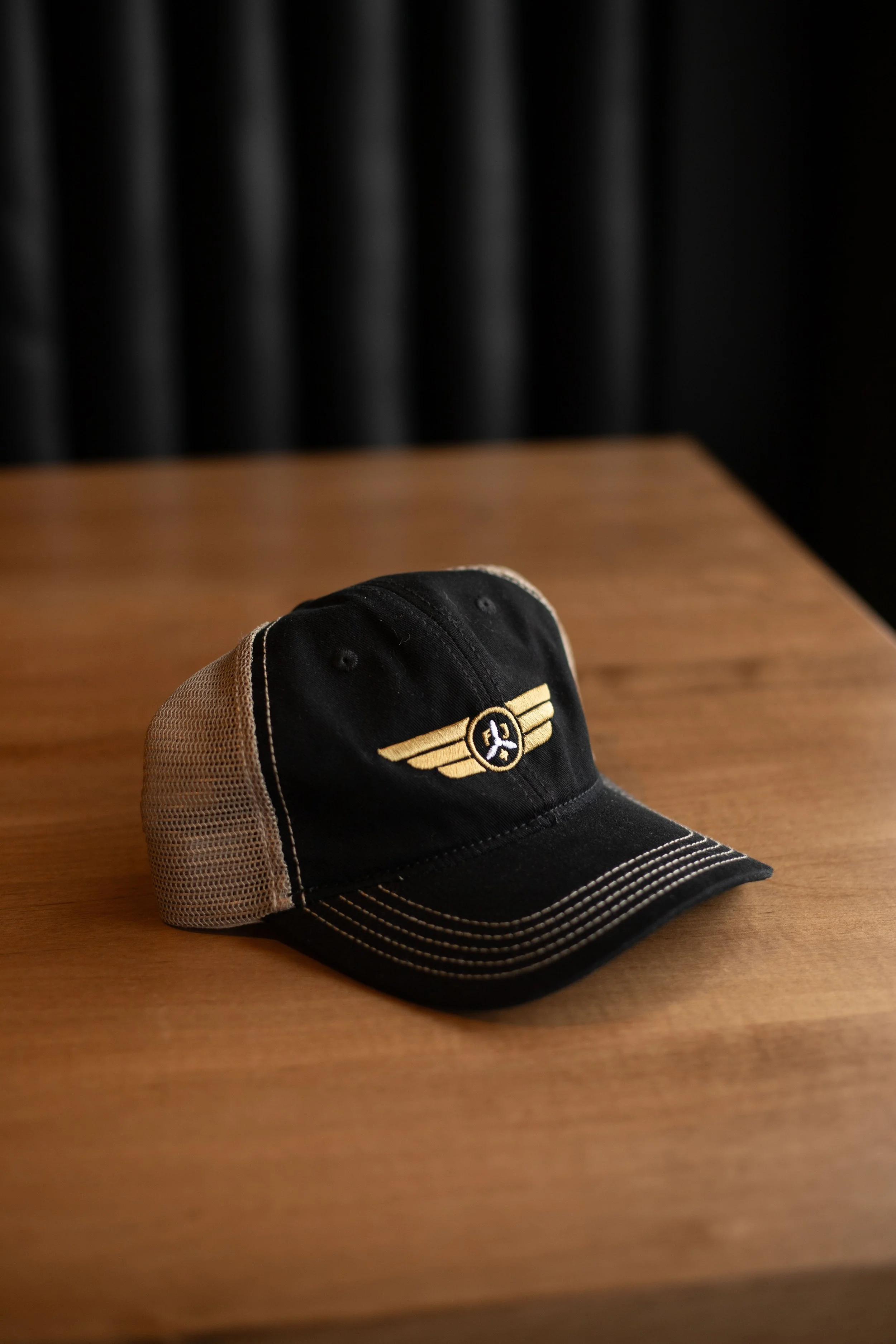 The Flying Joe - Black & Gold Baseball Cap