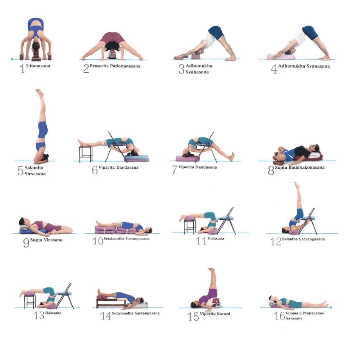 Yoga sequence for Colds 