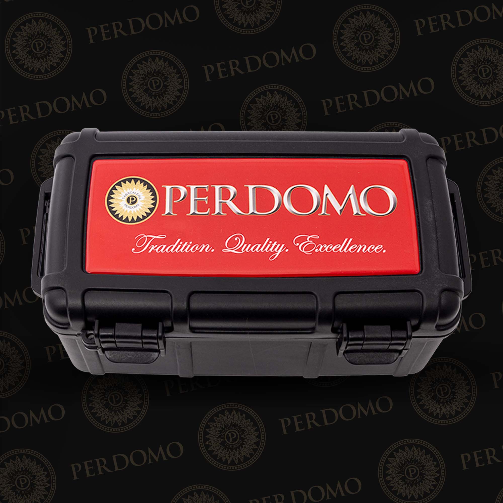 Cigar Caddy Travel Humidor - Red