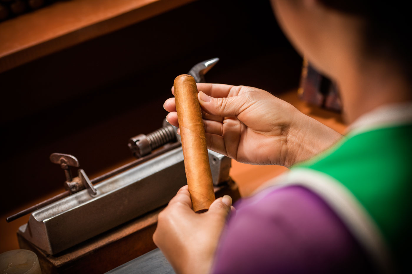 Inspecting the Finished Cigars