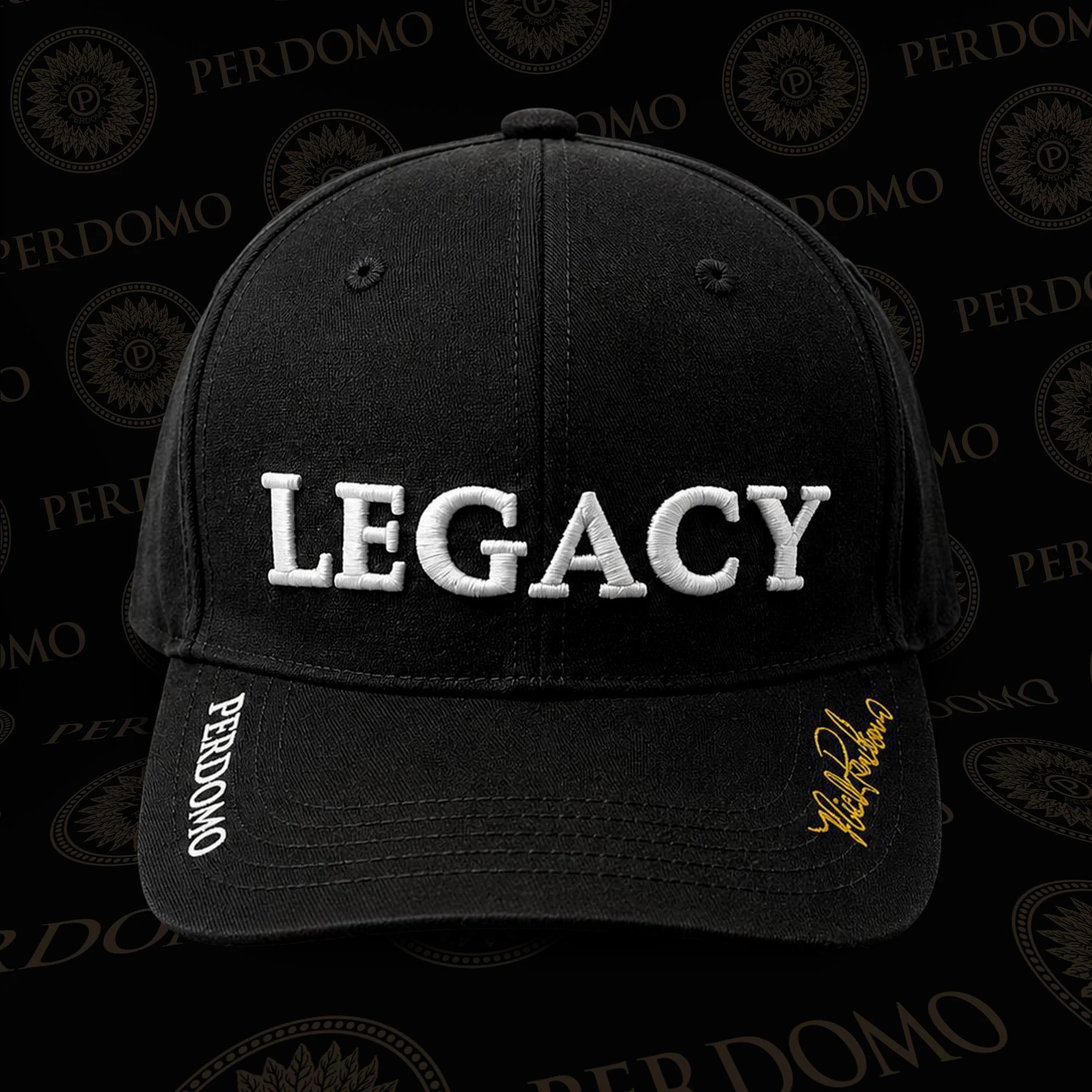HATS - Perdomo Legacy - Black - Front.jpg