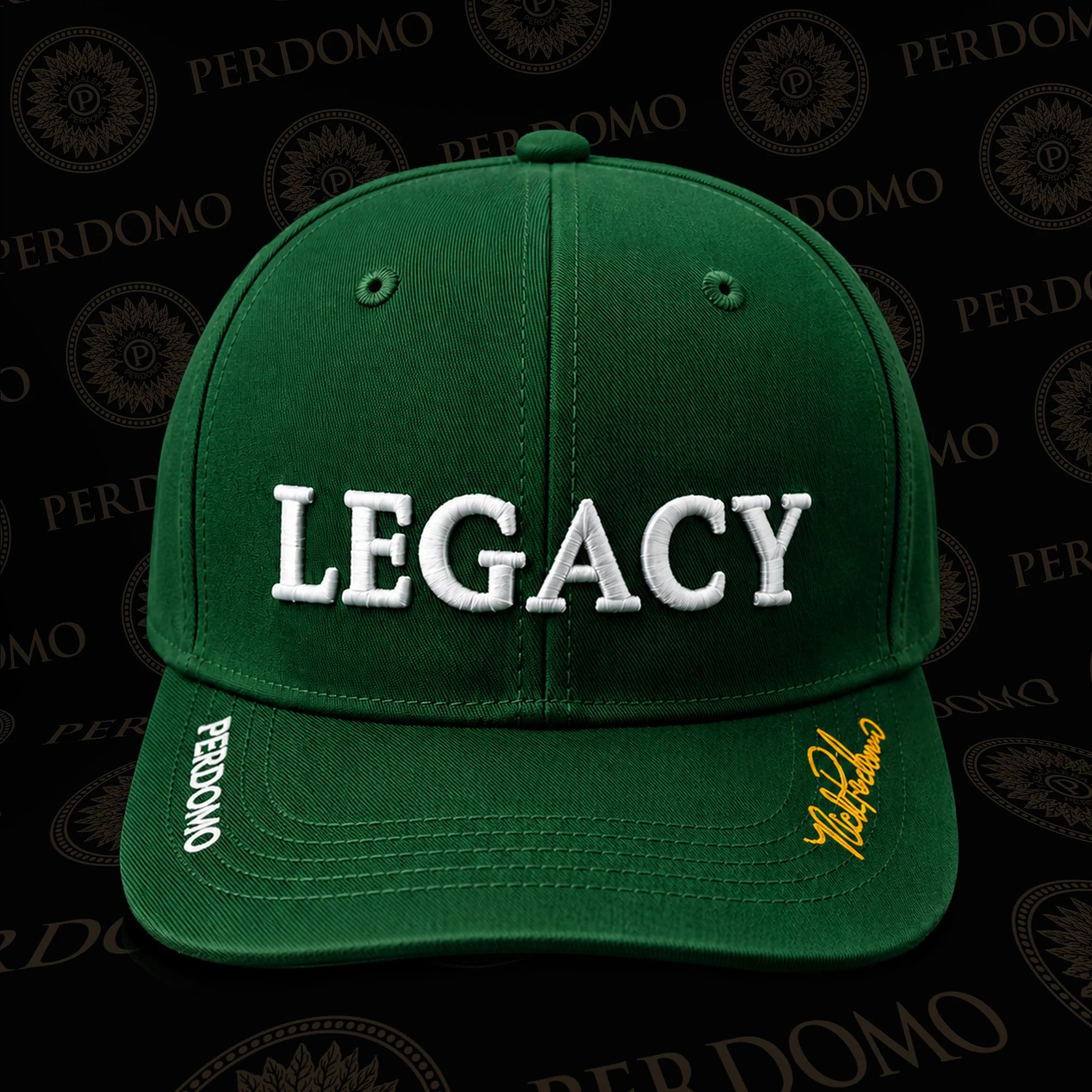 HATS - Perdomo Legacy - Green - Front.jpg