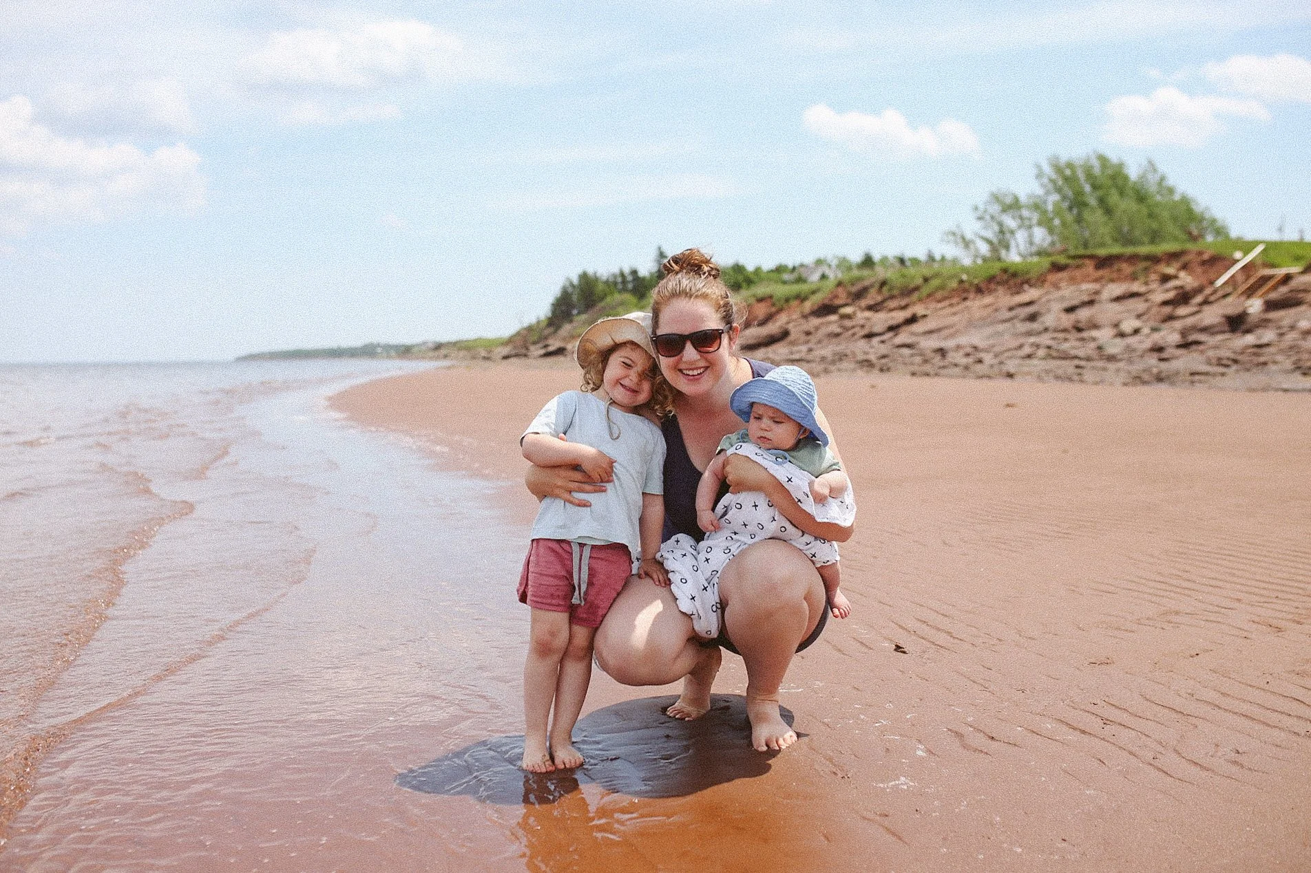 Milo's First Beach Day