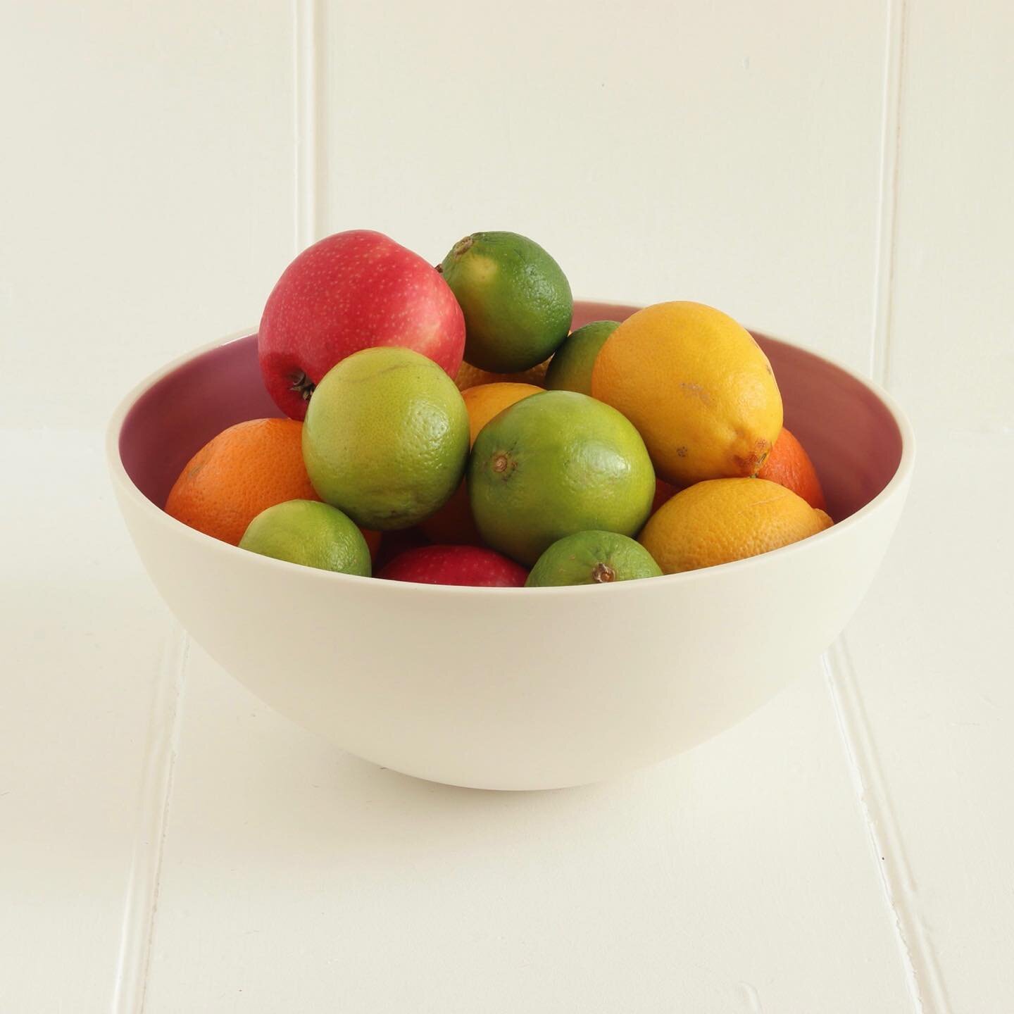 New pink open shape fruit bowl - obviously thrown before the accident. Not actually sure I could throw this amount of clay if I wanted to atm.

But I am keeping myself busy and have two lots of physio this week, so I have high hopes!
.
.
.
#pinkbowl 