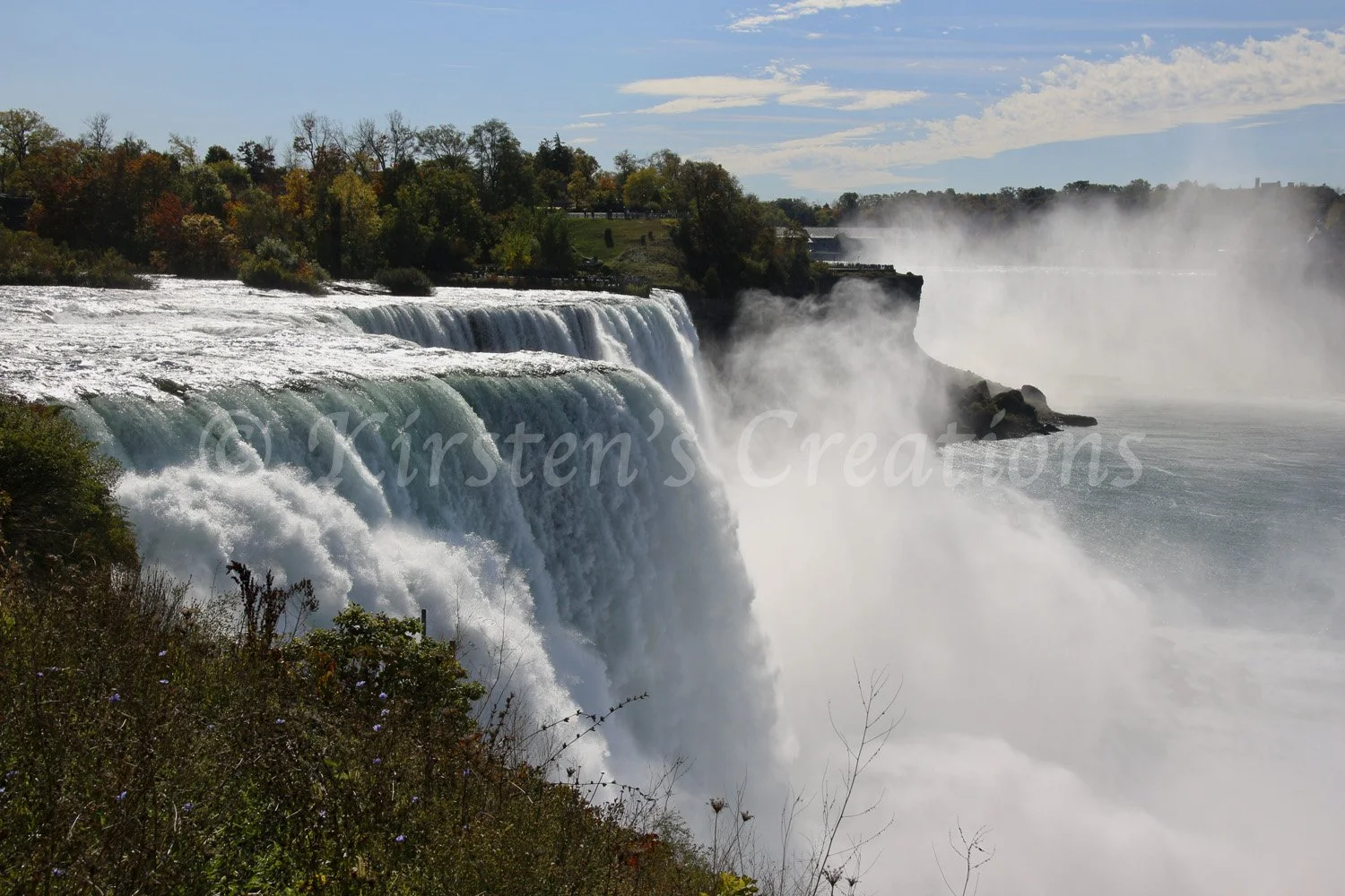Niagara Falls In Fall