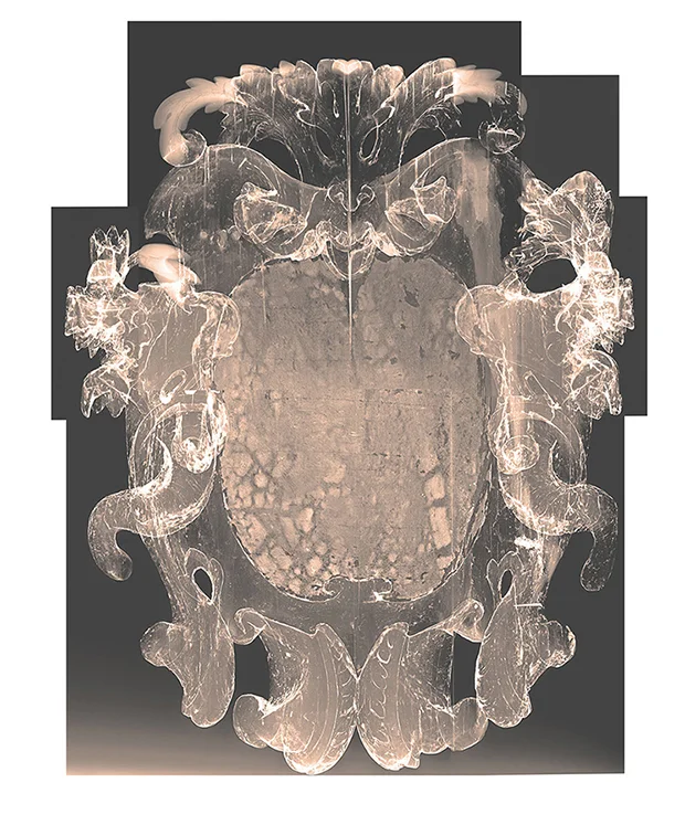 Breton Cartouche 1740 -Forty Hall - Forty X-Ray series 2013