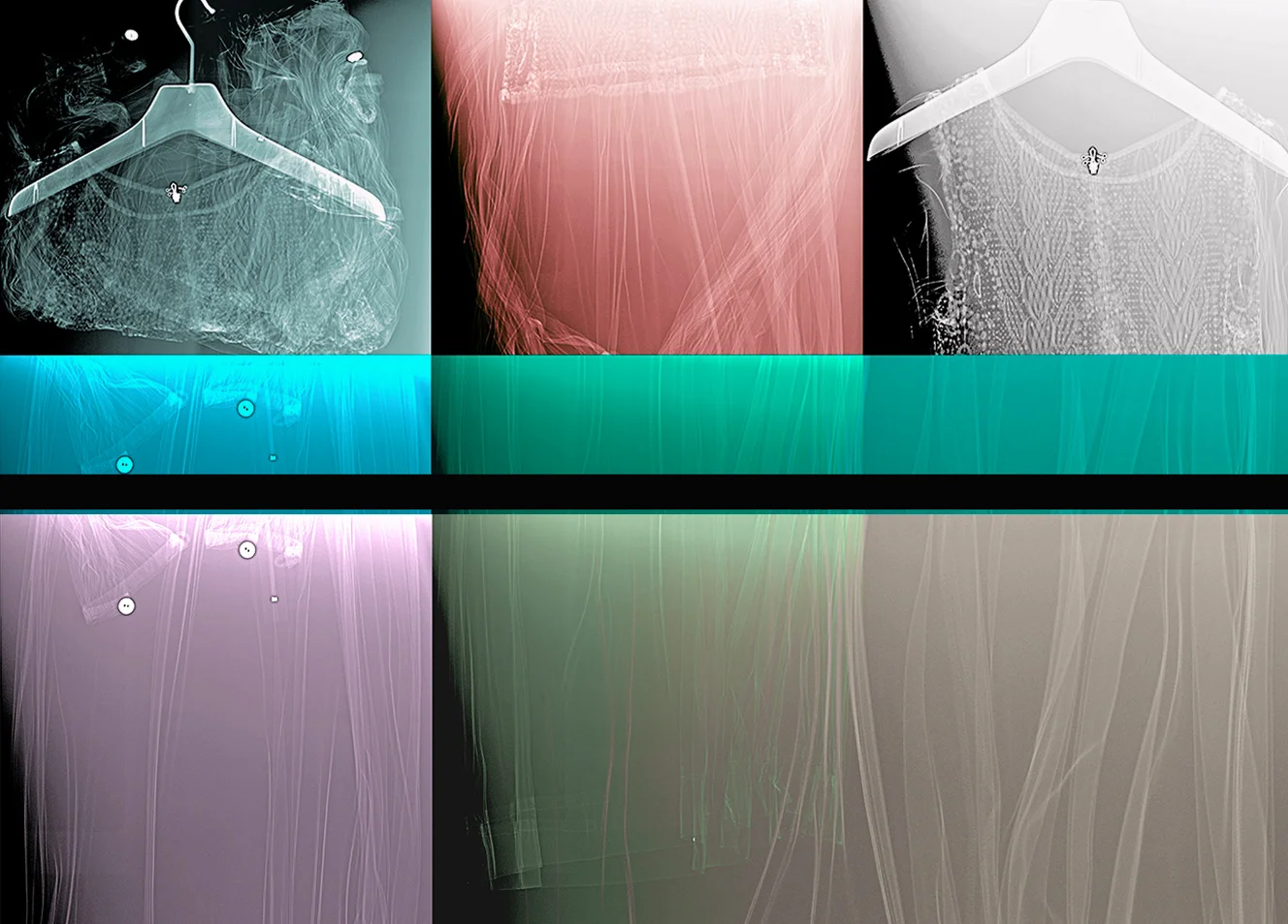Wedding Dress Triptych - Forty Hall - Forty X-Ray series 2013