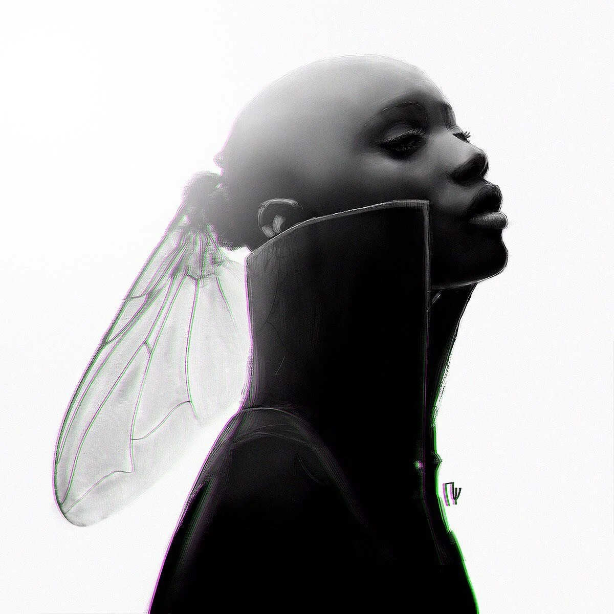 I received so much positive feedback about the Queen Martha concept that I created more sketches and conceptart over the weekend. This time I designed a high collar for her outfit. I was also able to work out her parasite a little more. Do you want t