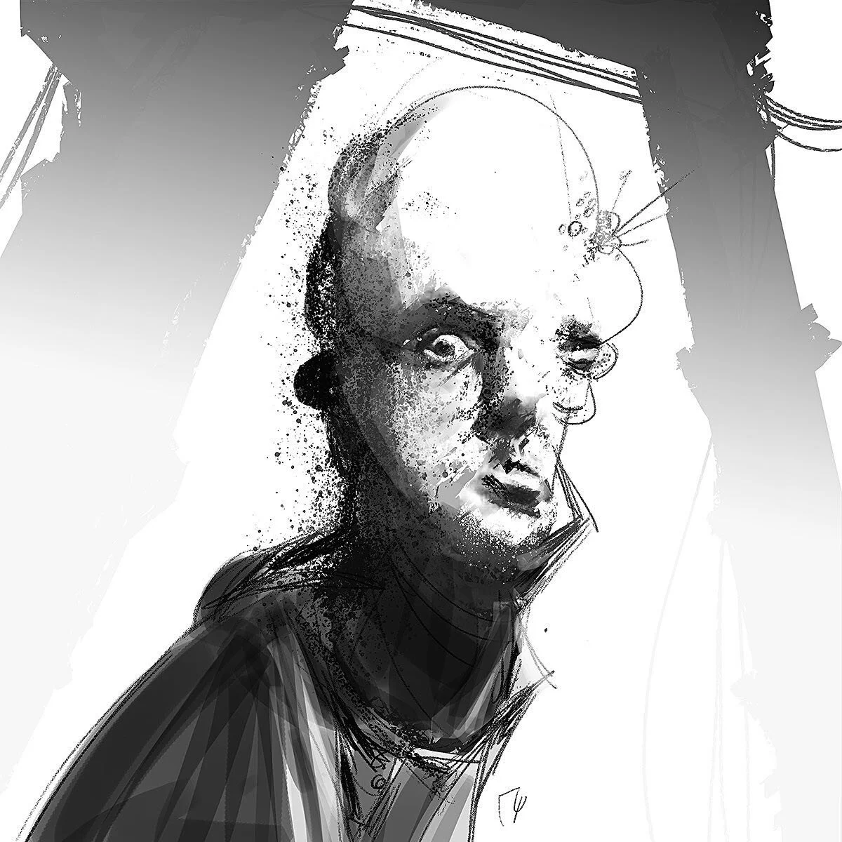 Fabrizio has been taking care of the tourist garbage in the forests of Aokigahara for many years now. A good boy with a big heart, appetite and a secret. - The village children call him Cake Face.&bull;