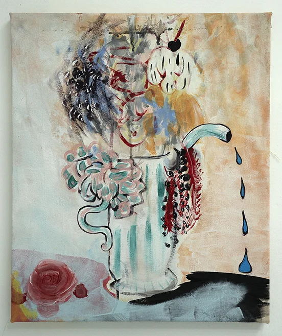 Tip Me Over and Pour Me Out, Acrylic on Canvas, 25x21 inches, 2017
