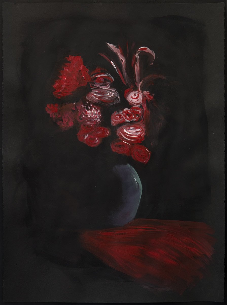 March Study, Acrylic on Paper, 30x22 inches, 2015