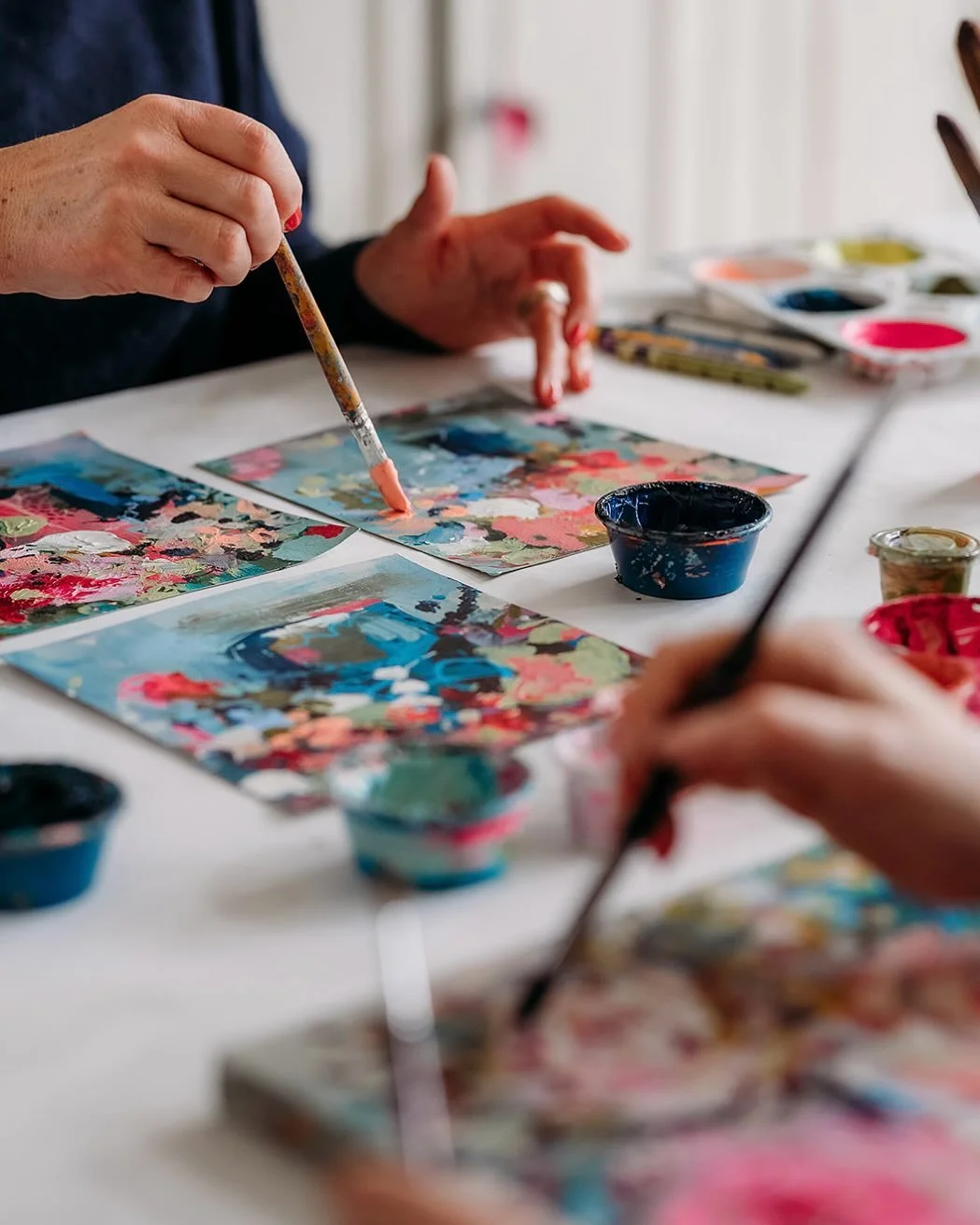 For the 14 guests who are coming to our Autumn Art Retreat in a few weeks time, check your inbox now for an email with lots of final details: think delicious food, an array of art materials and the option to book a massage in your room (as well as tr