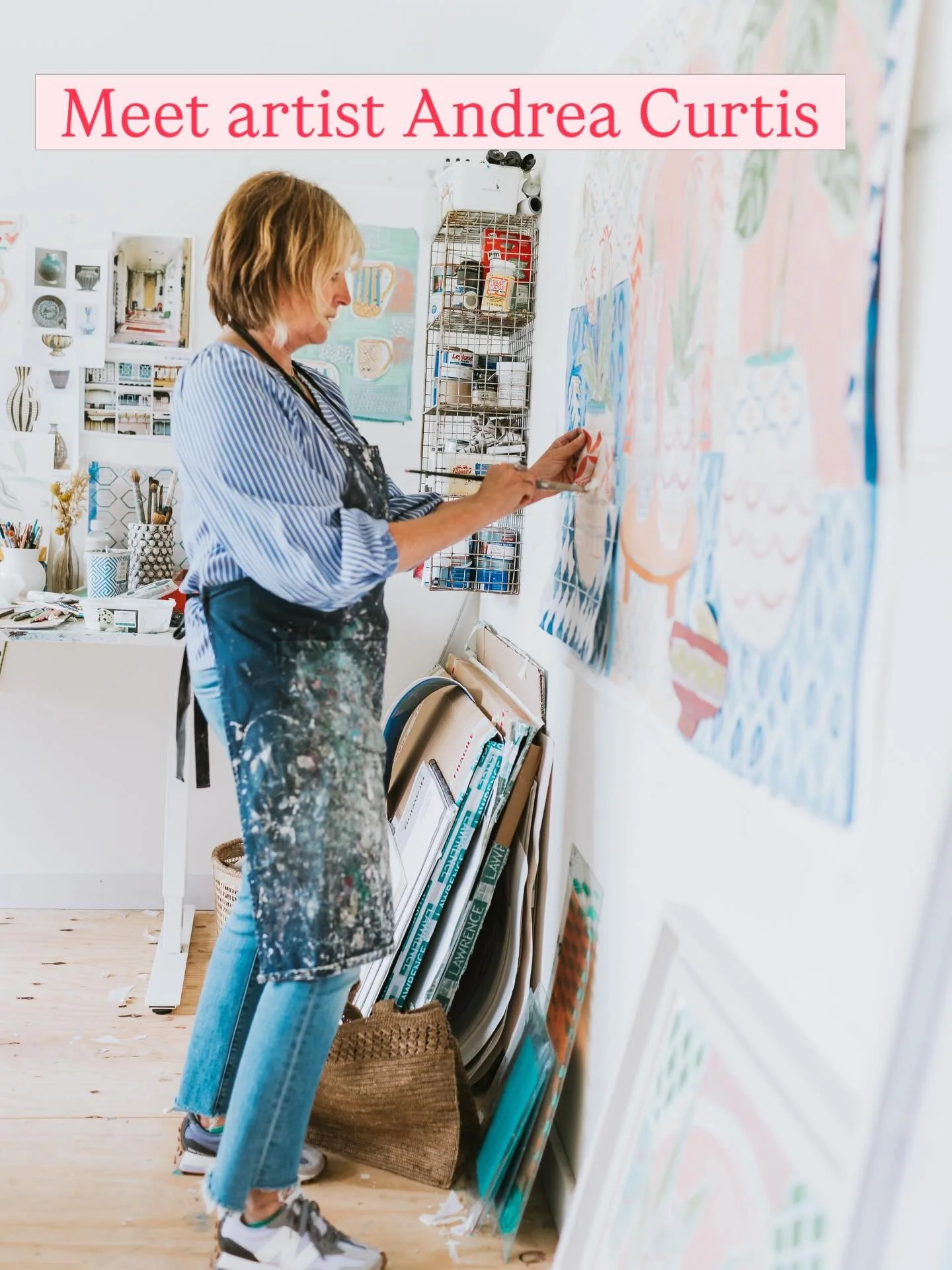 Meet the last of my artists for the ROSA Botanical Art Fair next week: Andrea Curtis, who drove from Wales this morning to deliver her paintings - what a joy it was to chat with her whilst unpacking them.

Andrea&rsquo;s paintings are filled with the