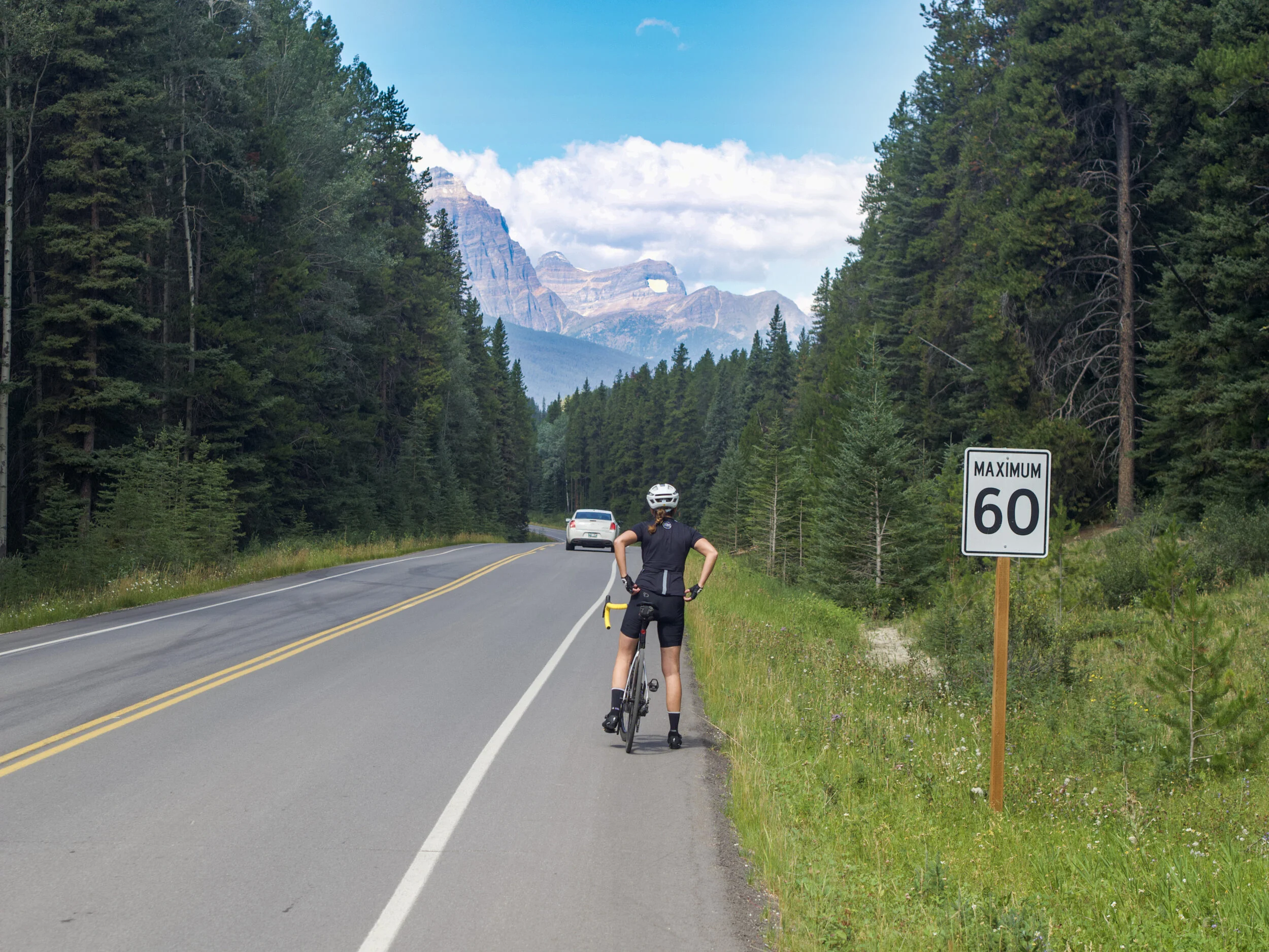 Banff National Parks best road bike route