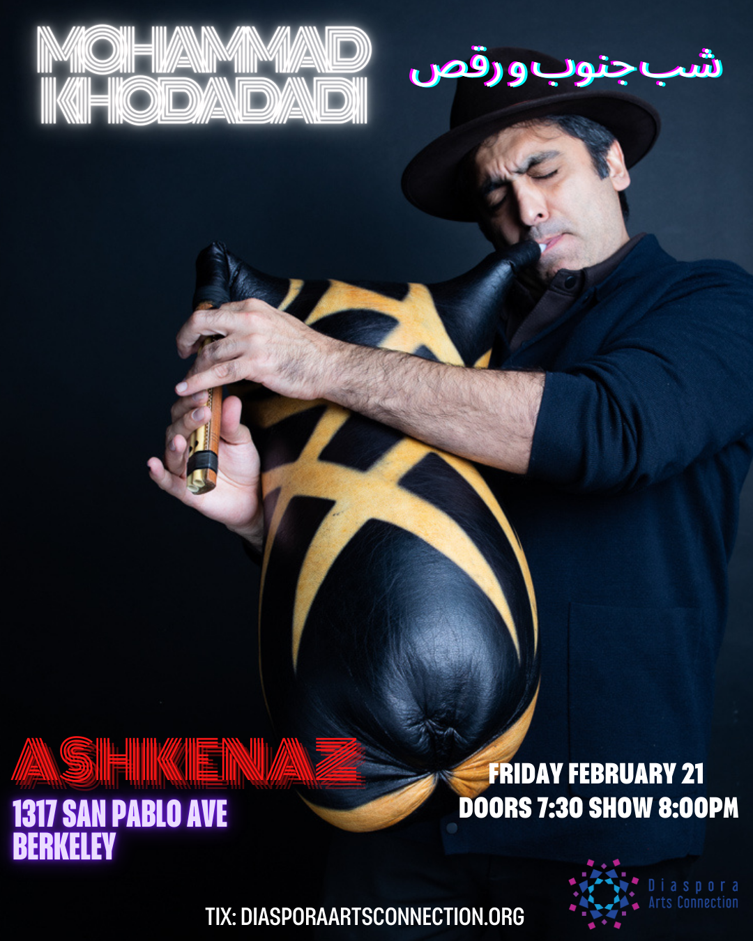 Mohammad Khodadadi: A Night of Music & Dance of Southern Iran