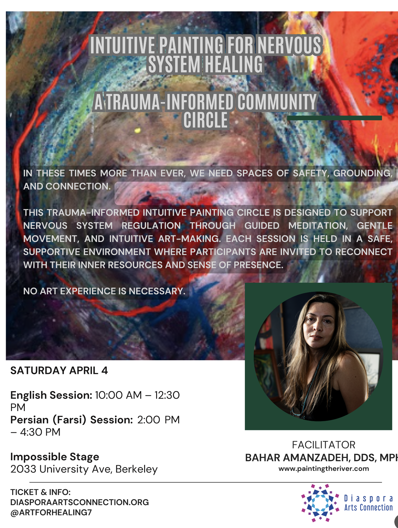 Intuitive Painting for Nervous System Healing | A Trauma-Informed Community Circle