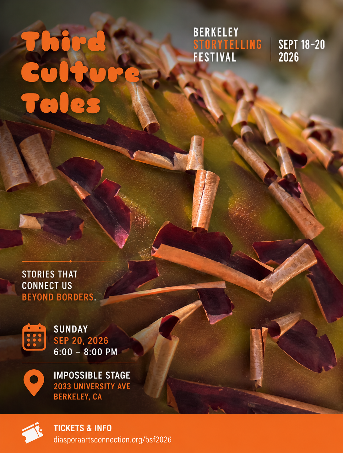 Berkeley Storytelling Festival 2026 | Third Culture Tales: Stories Beyond Borders