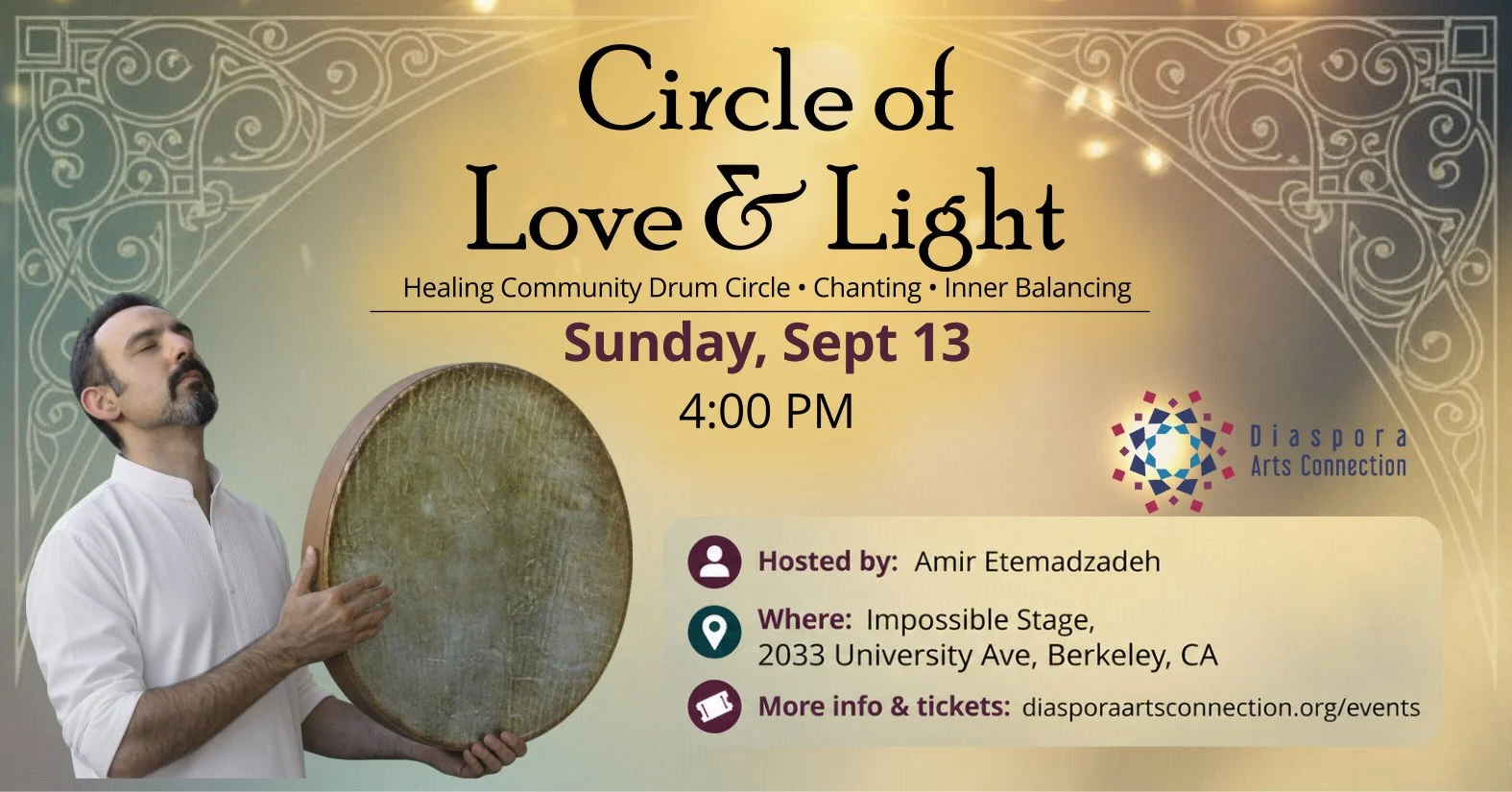 Circle of Love &amp; Light | Healing Community Drum Circle 