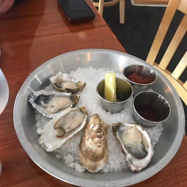 Hump Island Oysters on the half shell