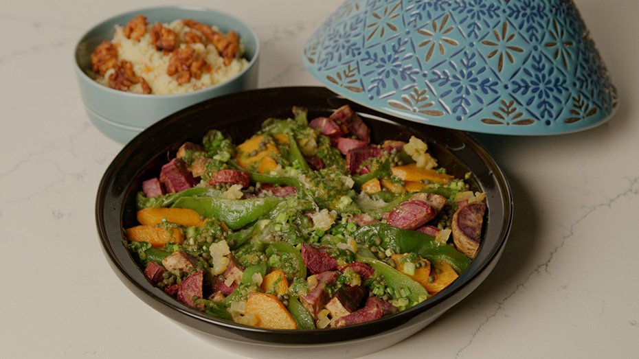 Sweet Potato Tagine Bowl with Chermoula