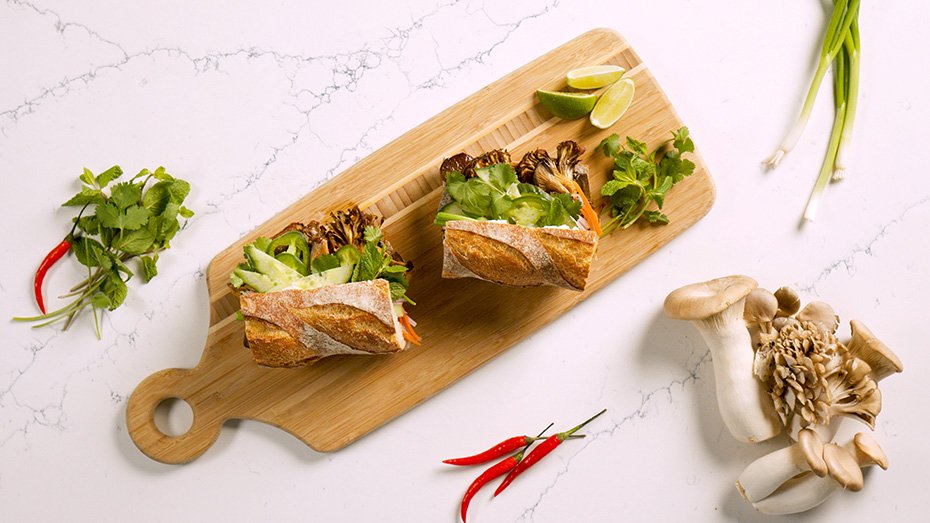 Vegetarian Mushroom Bánh Mì