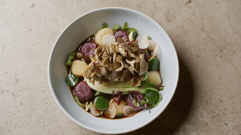Hen of the Woods at Oliveira Kitchen