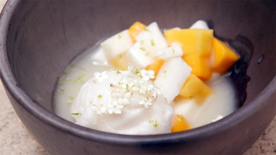 Soursop Sorbet at Restaurante Criollo