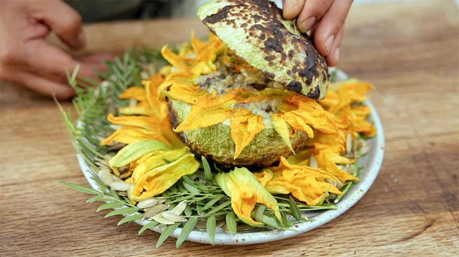 Calabaza Rellena at Origen