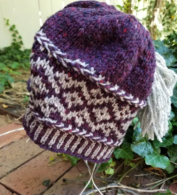 Shop sample knit with Brooklyn Tweed woolen spun Shelter